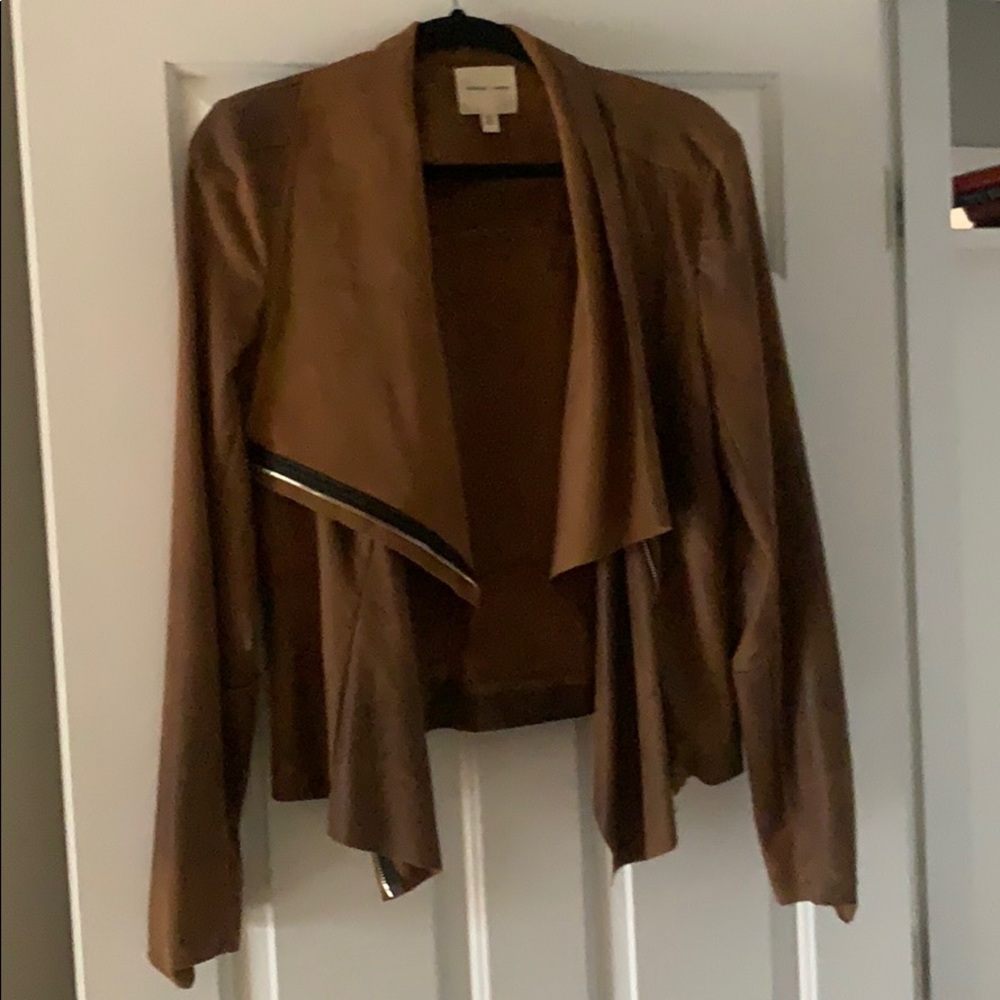 Suede Moto Jacket